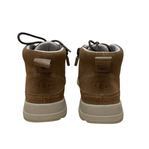 Like new! UGG K Canoe III Weather suede Chukka boots, waterproof, tan, kids13 - Picture 8 of 13